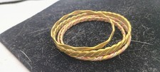 Set Of 4 Gold/ Copper Toned Bangles Preowned