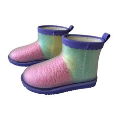 Girls Warm Winter Snow Boots Waterproof Gradient Ankle Non-Slip Sole