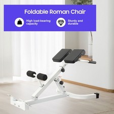 Adjustable Roman Chair Back Extension Exercise Bench Back Training Supine Board`