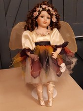 The Leonardo Collection "The Fairy Queen" Porcelain Doll, Limited Edition, Boxed