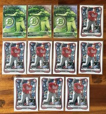 2026 Bowman Sal Stewart Rookie Card Lot (11) - Chrome Inserts & Base Reds