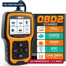 AD410 Enhanced OBD2 Scanner, Vehicle Code Reader for Check Engine Light, A