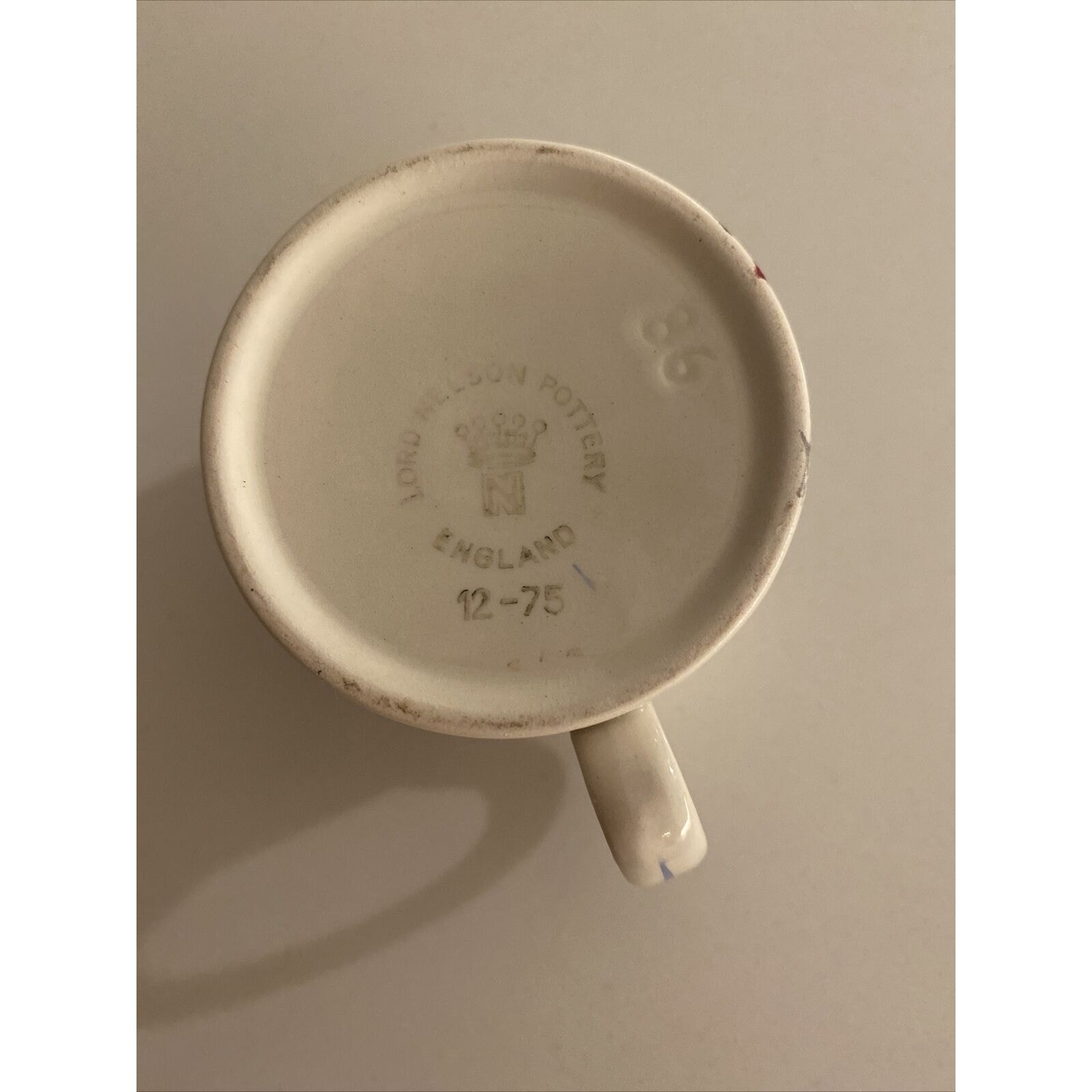 Lord Nelson Vintage Pottery Set Of 3 Bowl, Cup, & Plate Nursery Rhyme England