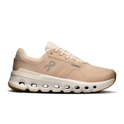 ON - DAMEN STOFF SNEAKER SCHUHE WATERPROOF CLOUDRUNNER 2 BEIGE SAND/DEW