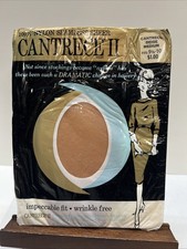 Vintage 100 Nylon Seamless Sheer Cantrece II Stockings Size 9 1/2-10 Beige Med