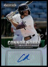 2022 Panini Prizm DP #DS-CN Connor Norby Draft Standouts Autographs Silver Prizm