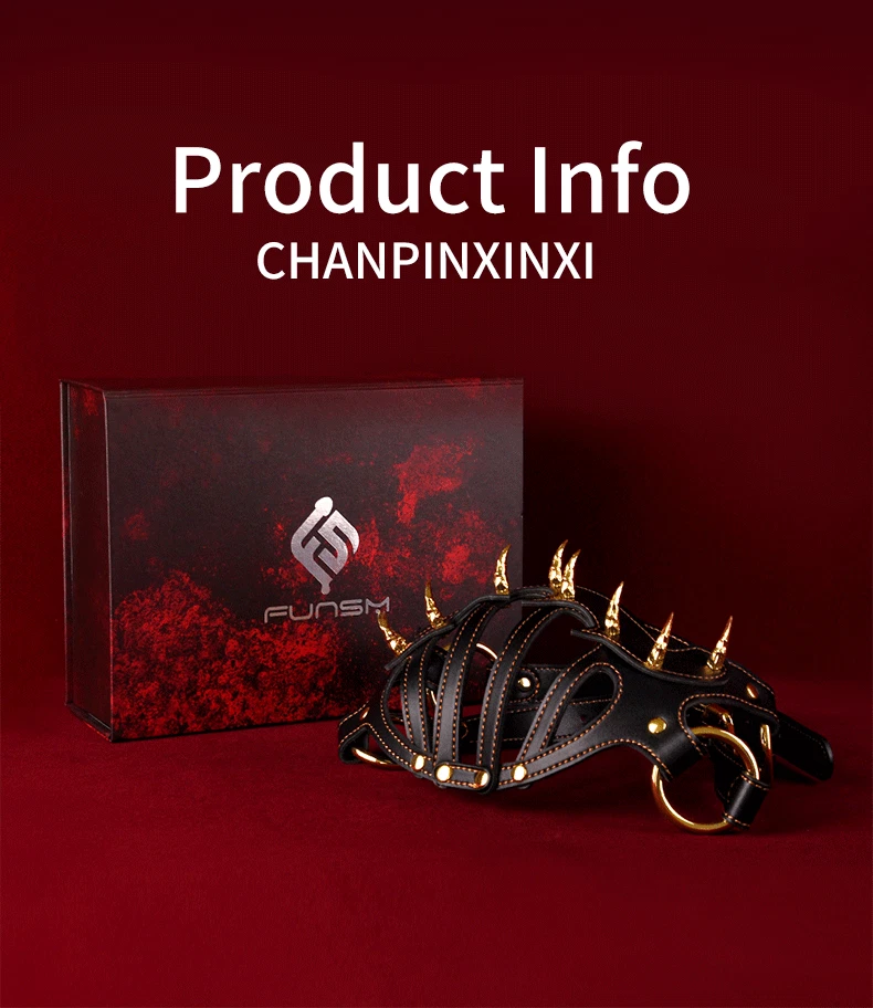 SM Desire Forbidden Mask Fetish BDSM Collar Gothic Punk Latex Mask for Women - Image 4 of 4