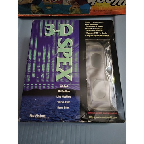 Vintage 1996 Nuvision 3-D Spex Stereoscopic 3D Glasses