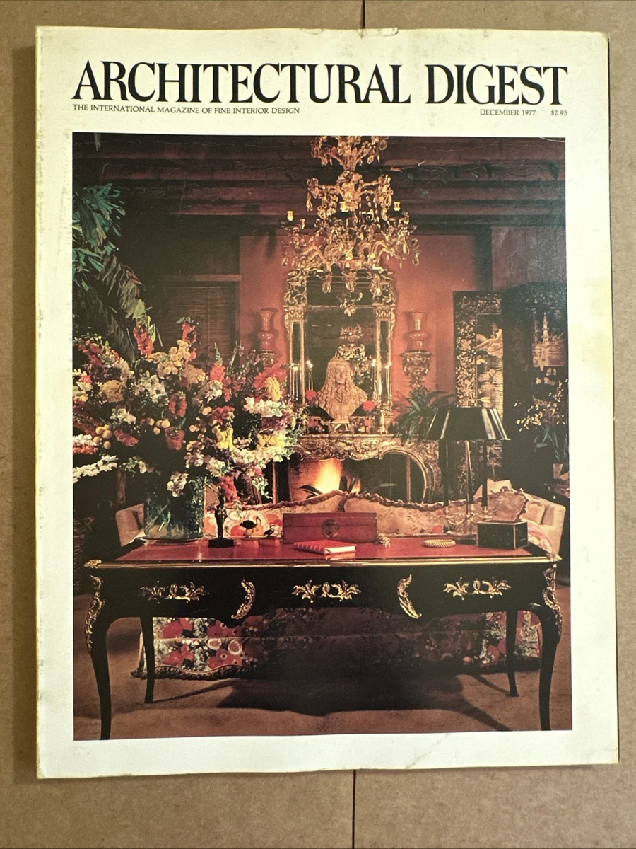 Architectural Digest 1st Edition Magazines for sale | eBay
