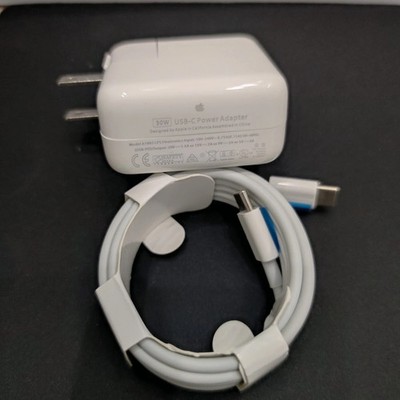 30W USB-C TypeC Power Adapter Charger for MacBook Air iPhone 11 12 Pro +Cord OEM