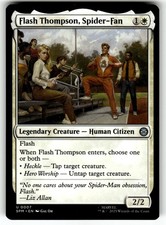 MTG Magic The Gathering Marvel's Spider-Man Card #7 Flash Thompson, Spider-Fan