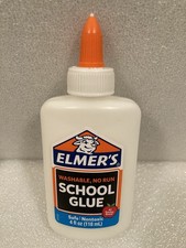 2 - ELMER S SCHOOL GLUE BOTTLES 4oz