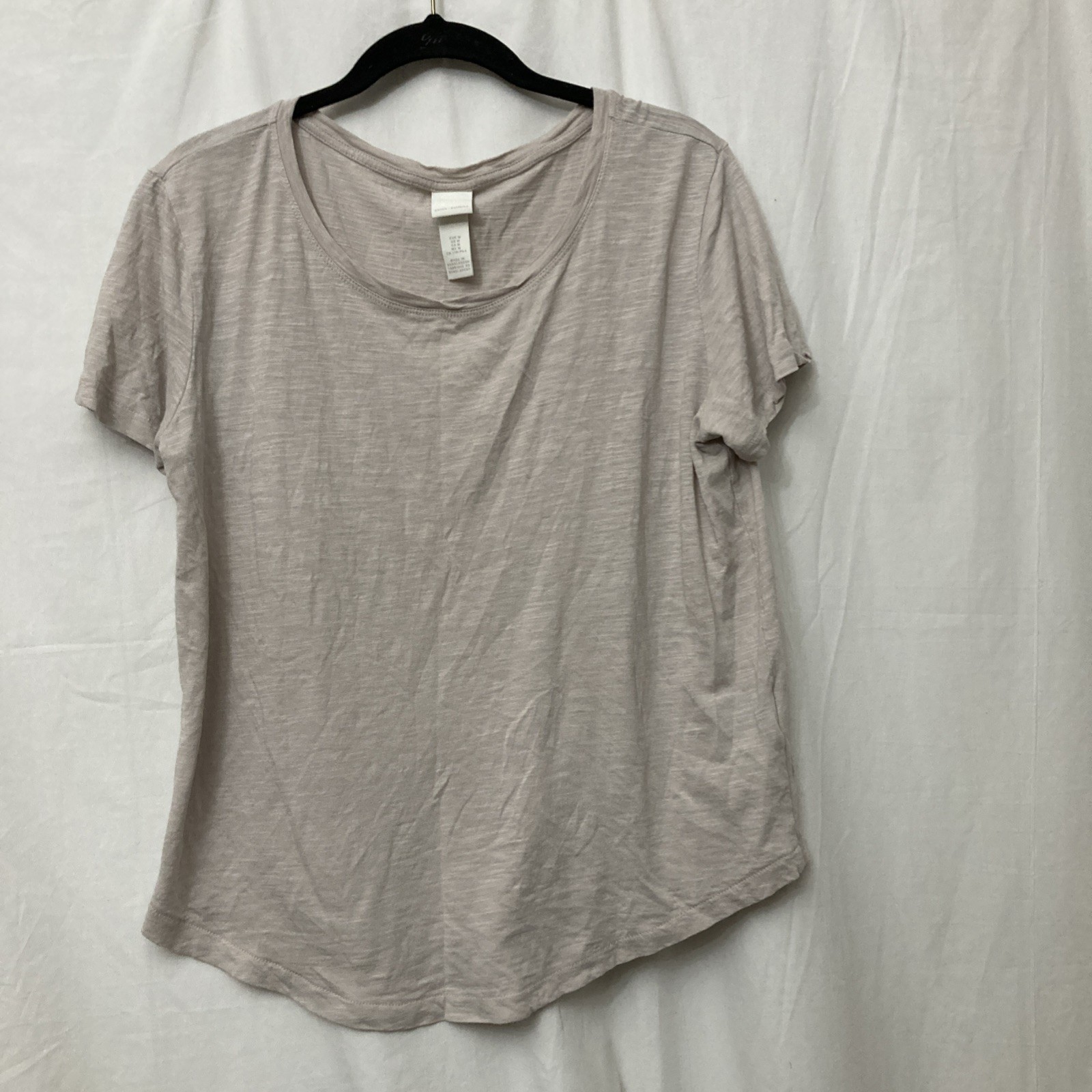 H&M Basics Women's Pink Short Sleeve T-Shirt - SZ M