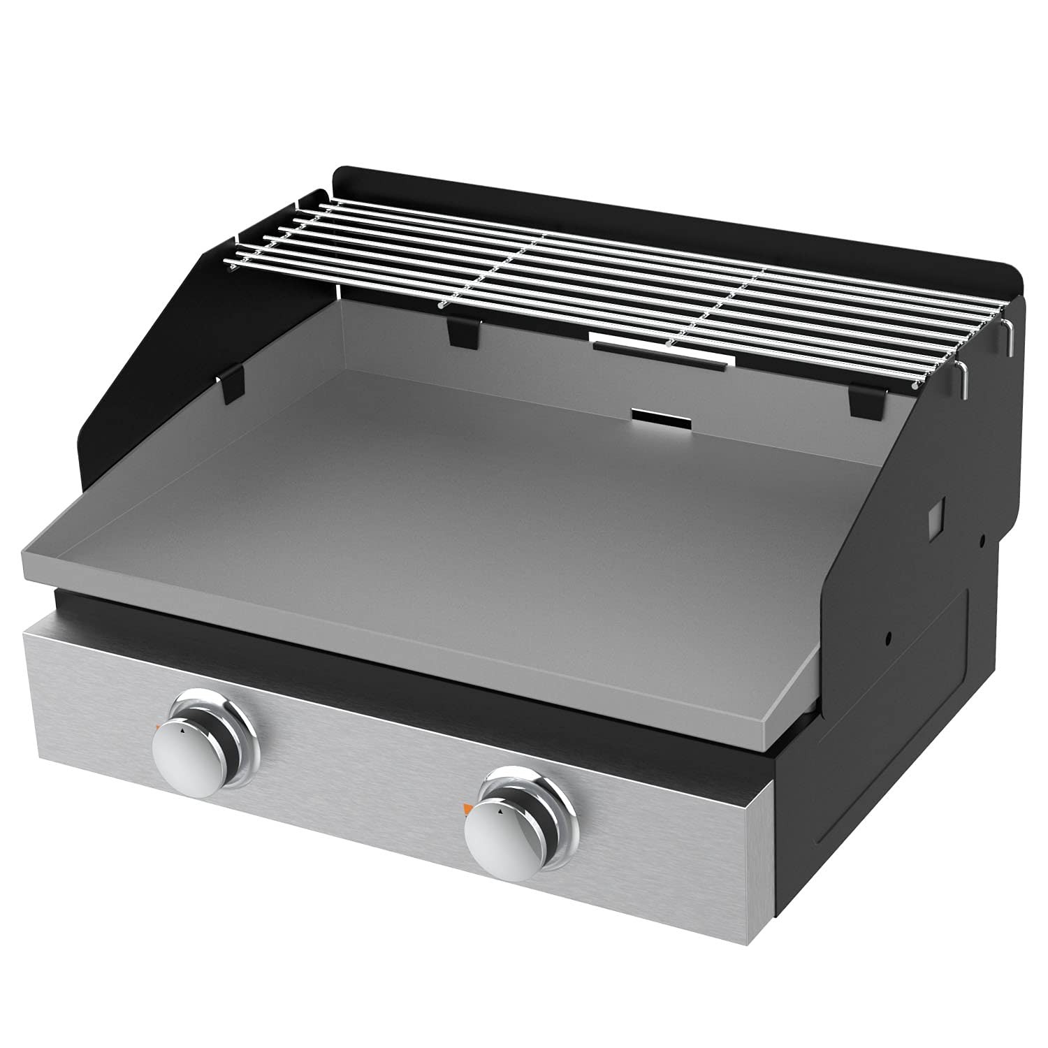 22-Inch Blackstone Griddle Wind Guard with Warming Rack