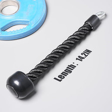Tricep Rope 27  36 inches 2 Colors Fitness Attachment Cable Machine Pulldown...