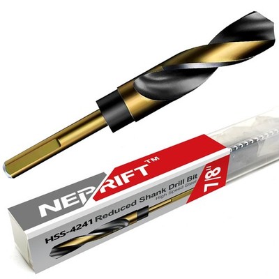 7/8 Inch Drill Bit - Reduced Shank High Speed Steel HSS 4241 with 