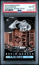 2015-16 NBA HOOPS DEVIN BOOKER KOBE'S ALL ROOKIE TEAM RC #4 PSA 8 *Super RARE!*
