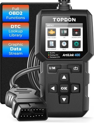 TOPDON AL400 OBD2 Car Diagnostic Tool Code Reader Check Engine Light Scanner