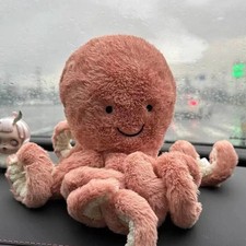 50CM Jellycat ODL2OC Pink Little Odell Octopus XMAS Plush Doll Tag + Dust Bag