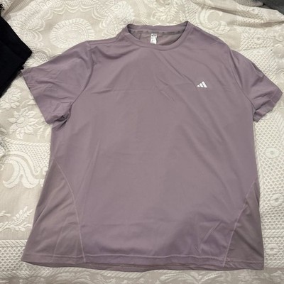 adidas Women's AEROREADY Train Essentials Minimal Branding Crewneck Tee, Purple