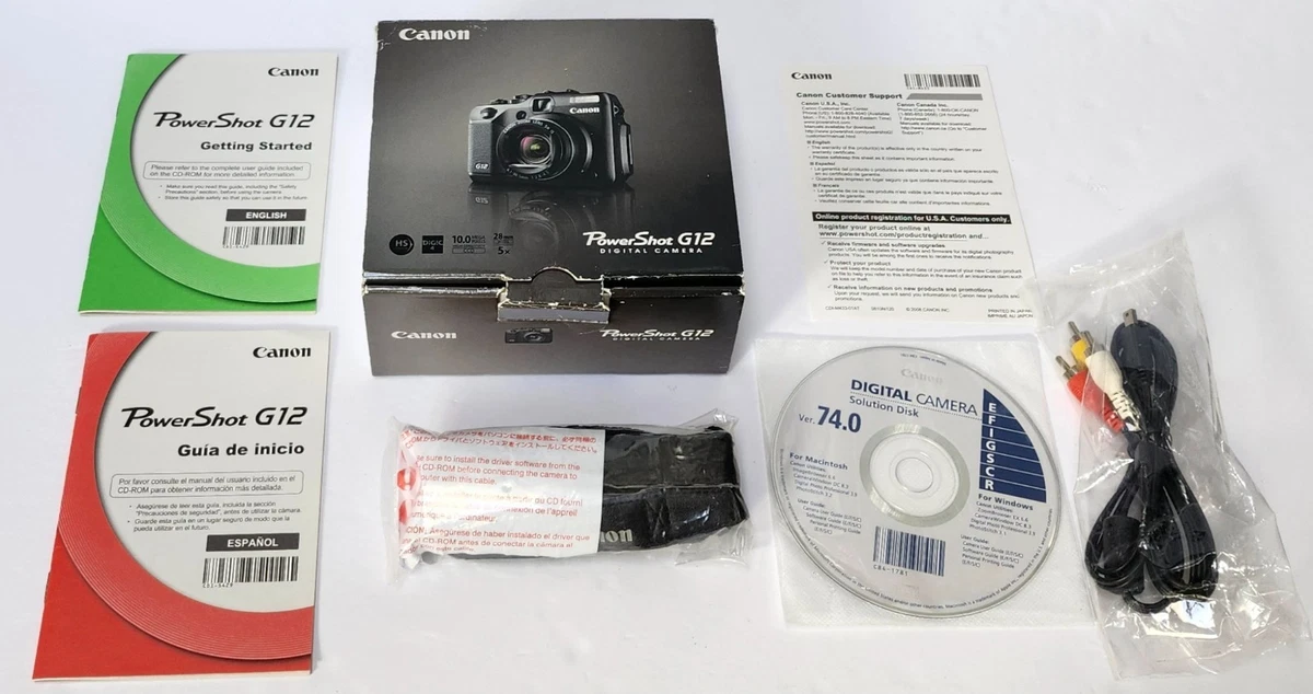 佳能PowerShot g12 数码相机| eBay