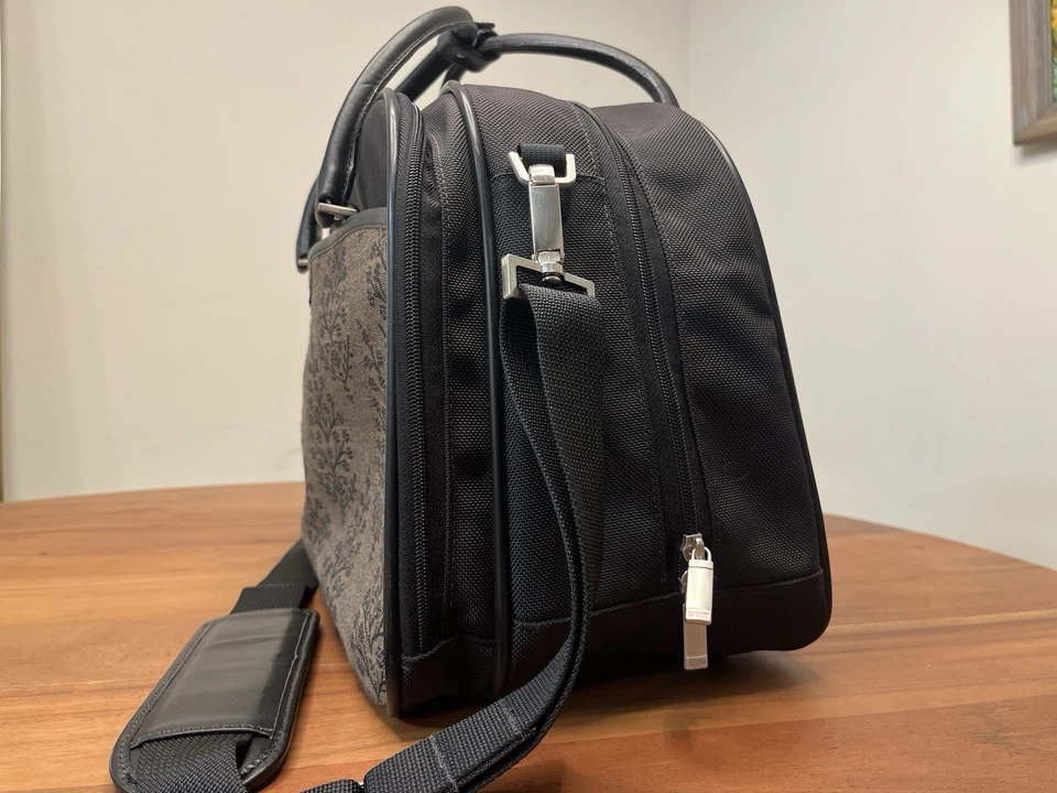 Bolso de hombro Hartmann rojo negro tapiz 20 x 12 x 8,5 Foto 2 de 4