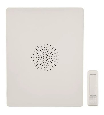 Styleselections Plug-In Doorbell Chime SS-7905-05, with Button, White