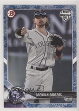 2018 Topps Holiday Bowman White Snow 11/50 Brendan Rodgers #TH-BR 5l1