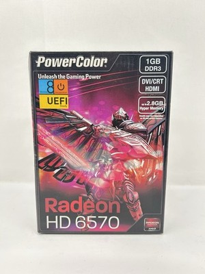PowerColor AMD Radeon HD 6570 1GB DDR3 Graphics Card AX6570 1GBK3-H