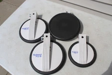 4 LOT Roland PD-9 PD-7 Electronic Drum Tom Cymbal Pads Dual Trigger Japan