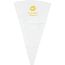 Wilton White Piping Bag For Precise Cake Decorations, Featherweight Reusable Ici