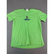 Supreme Alien Tee Medium Lime Green Graphic Print T Shirt Streetwear