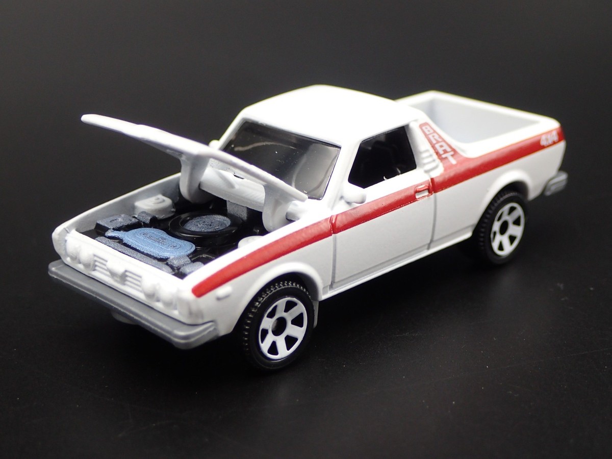 1970-1981 SUBARU BRAT PICKUP TRUCK WHITE 1:64 SCALE DIORAMA