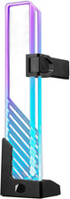 Masteraccessory ARGB GPU Support Bracket, Edge-Lit ARGB Tempered Glass, Universa