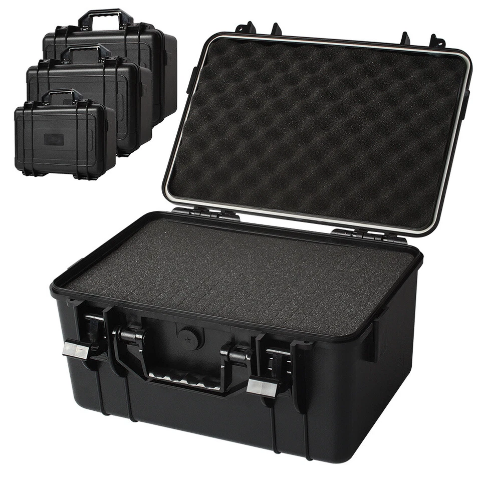ILOVE-HOME Waterproof Hard Technician Tool Carry Case Box Storage Organiser ABS Plastic UK