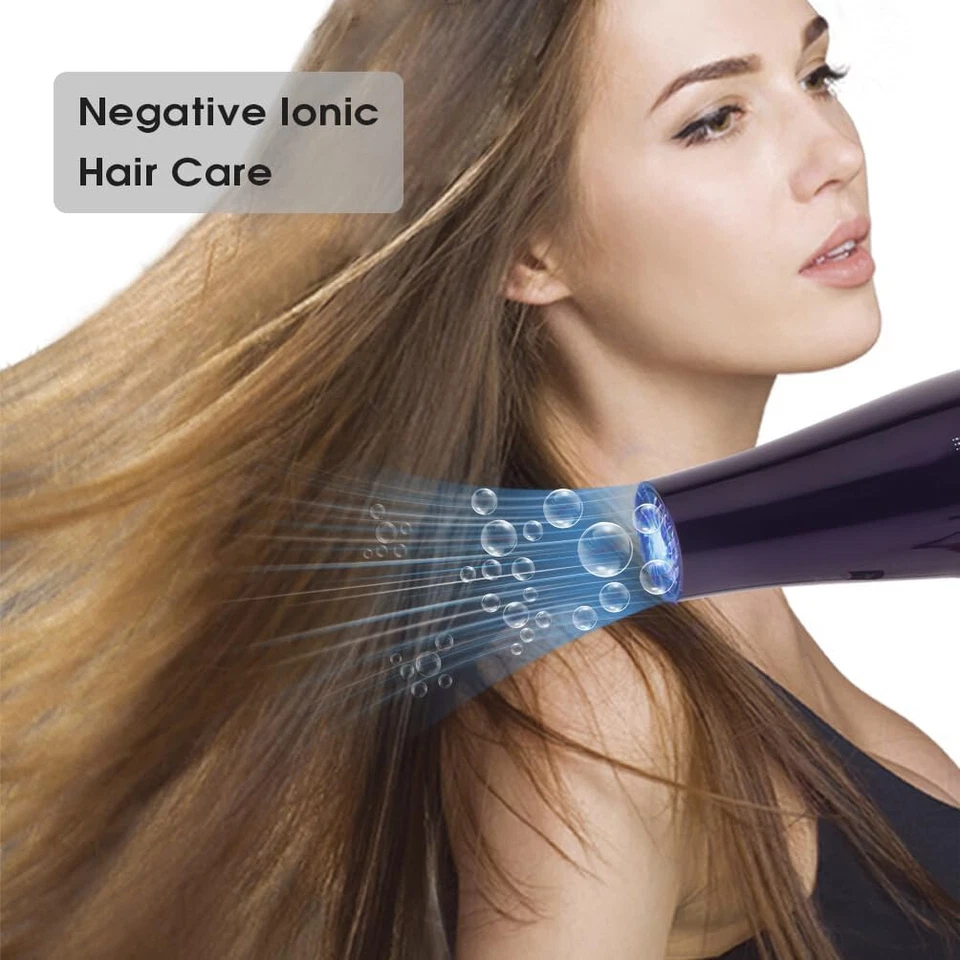 Hair Dryer, 2200 Watt Motor,Ionic Hair Dryer,2 Speed and 2 Temperature Settings. - Image 3 of 4