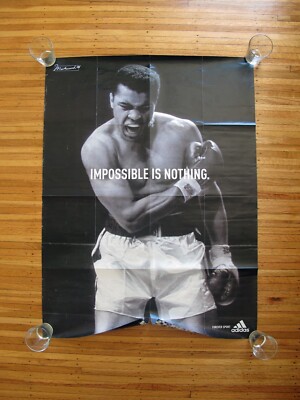 Muhammad Ali Impossible Is Nothing Adidas Poster Wallpaper
