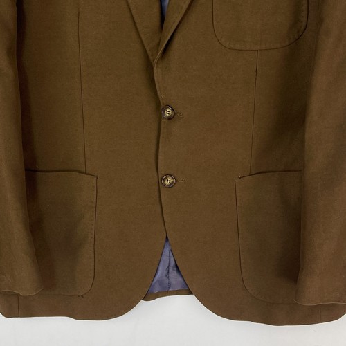 Chaqueta Deportiva Brook Taverner Para Hombres 42R Marrón Algodón Cepillado Moleskin Blazer - Imagen 5 de 15