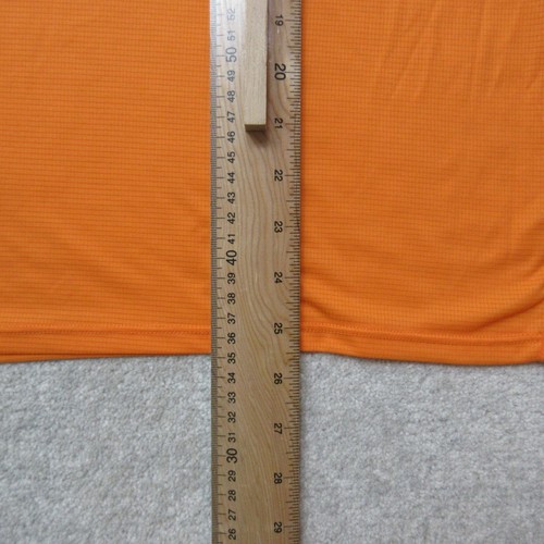 Hoka Running Top T-Shirt Mens XS Orange Short Sleeve Glide Fitness Sport NWT - Picture 5 of 6