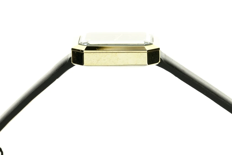 Reloj AKRIBOS XXIV para mujer AK749 esfera negra correa de cuero enchapado en iones 28 mm 133447 Foto 4 de 4