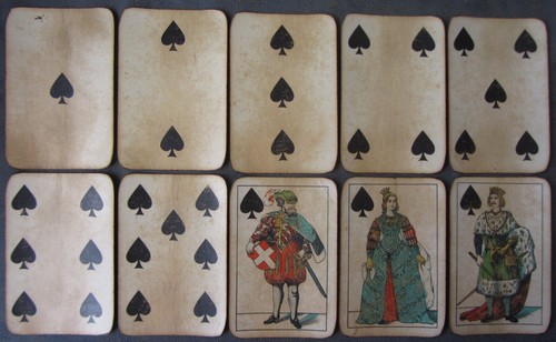 ANNI '40 ca ANTICHE CARTE DA GIOCO TOSCANE VANNINI FIRENZE - Foto 7 di 10