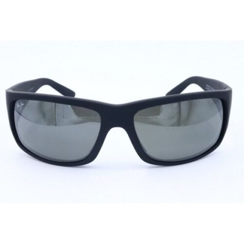 Maui Jim World Cup MJ 266-02MR Black Rubber Polarized Sunglasses Gray - Picture 3 of 8