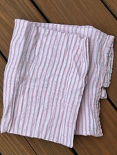 Modern Baby Pink Stripes Blanket Muslin Swaddle Soft Security Lovey Girls New