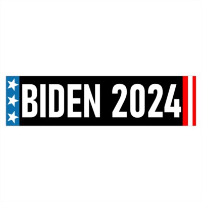 Vote Biden 2024 Sticker - Re-Elect Joe Biden Bumper Sticker Monster Size 15x3.75