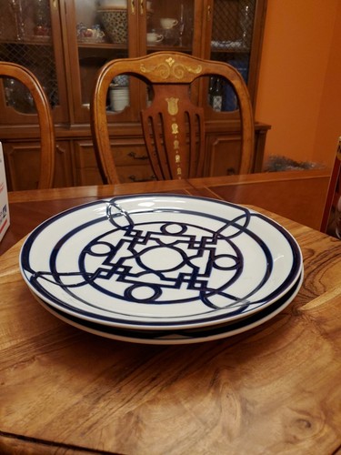 Speiseteller Labyrinth schwarz von Z GALERIE A 2er Set - Bild 6 von 21