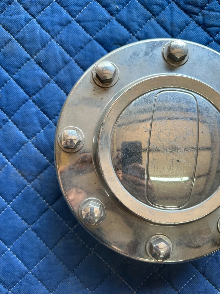 Cubierta de tapa central de rueda delantera Dodge Ram 3500 G-Plus 2011-2016 02etn3701asl Foto 4 de 4