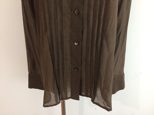 Kate Hill Petite Cotton/Silk Pintuck Shirt Blouse Size 14P NWT! MSRP $68 - Picture 3 of 12
