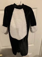 Lil' Stinker Skunk Plush Costume Infant Baby Size 18-24 Months Suit Hood Booties