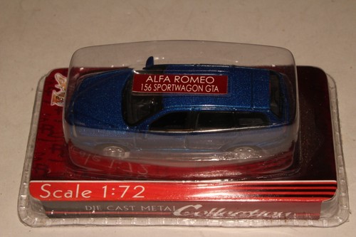 Yat Ming Road Legends Alfa Romeo 156 Sportwagen GTA, Blue 1:72 Scale - Picture 8 of 9