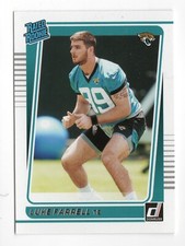 Luke Farrell 307 2021 Donruss RC Rookie Jacksonville Jaguars Card
